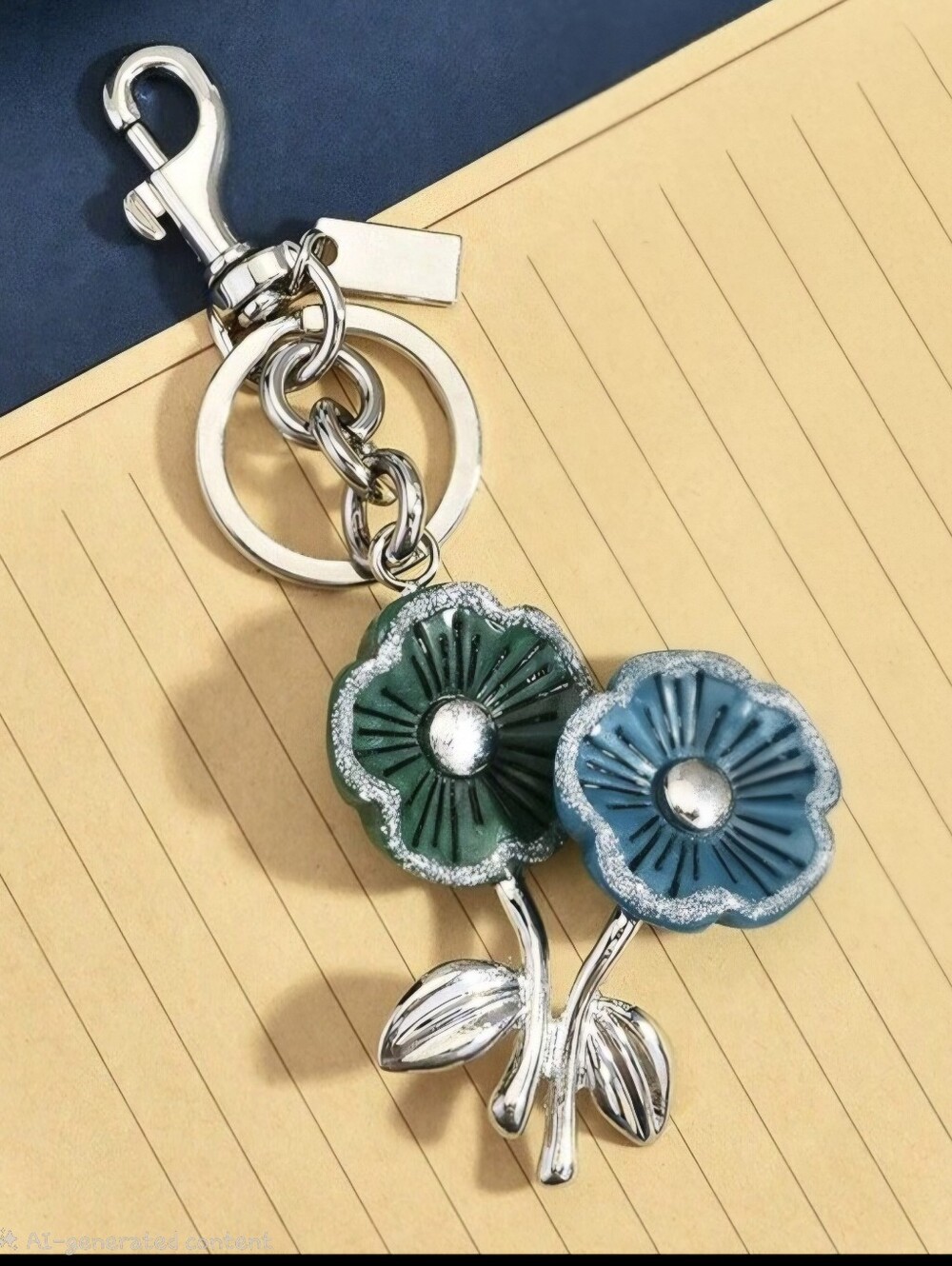 Flower Bag Charm/ Keychain NEW